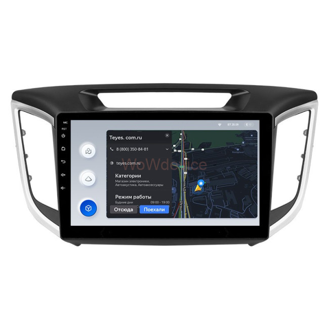 Штатная магнитола Teyes X1 4G 2/32 Hyundai Creta (2015-2019)