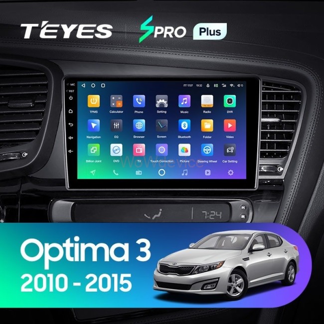 Штатная магнитола Teyes SPRO Plus 6/128 Kia Optima 3 TF (2010-2015) F2