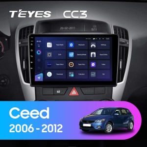 Штатная магнитола Teyes CC3 6/128 Kia Ceed (2006-2012)