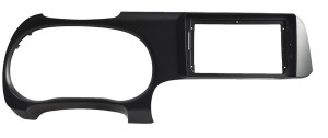 Рамка магнитолы 10.2" (цв.Черный) для HYUNDAI i-10 2019+ Левый руль