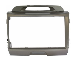 Рамка магнитолы 9.0" (цв.Черный) для KIA Sportage (SL) 2010-2016