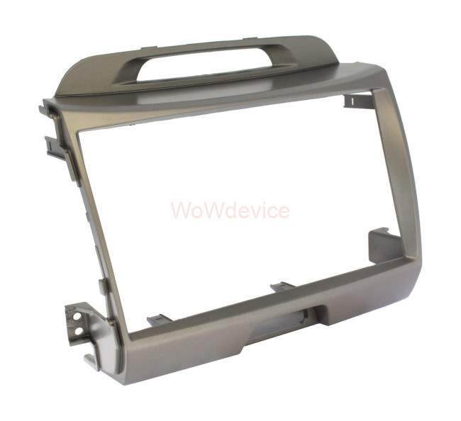 Рамка магнитолы 9.0" (цв.Черный) для KIA Sportage (SL) 2010-2016