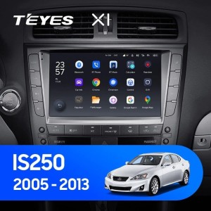 Штатная магнитола Teyes X1 4G 2/32 Lexus IS250 XE20 (2005-2013) (Hm) Тип-А