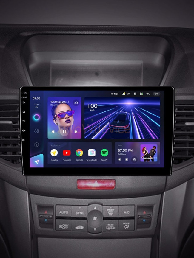 Штатная магнитола Teyes CC3 6/128 Honda Accord 8 (2008-2012)