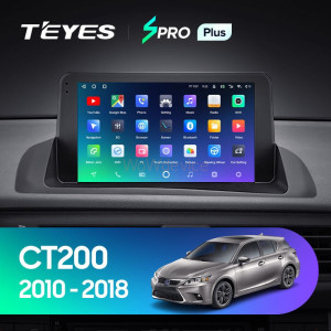 Штатная магнитола Teyes SPRO Plus 6/128 Lexus CT CT200 CT200h (2010-2018)