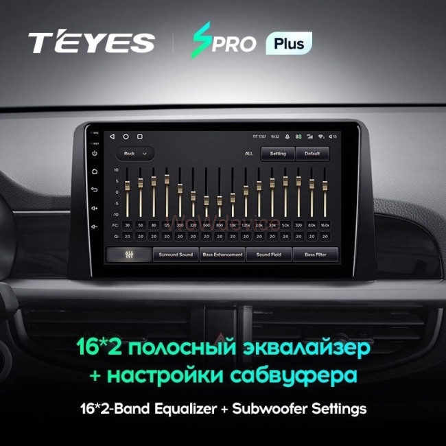 Штатная магнитола Teyes SPRO Plus 6/128 Kia Picanto (2017-2020)