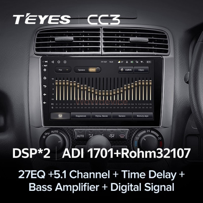 Штатная магнитола Teyes CC3 360 6/128 Honda Stream 1 (2000-2006) Штатная магнитола Teyes CC3 360 6/128 Honda Stream 1 (2000-2006)