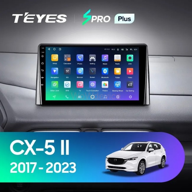 Штатная магнитола Teyes SPRO Plus 6/128 Mazda CX-5 2 KF (2017-2023)