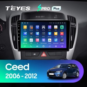 Штатная магнитола Teyes SPRO Plus 4/64 Kia Ceed (2006-2012)