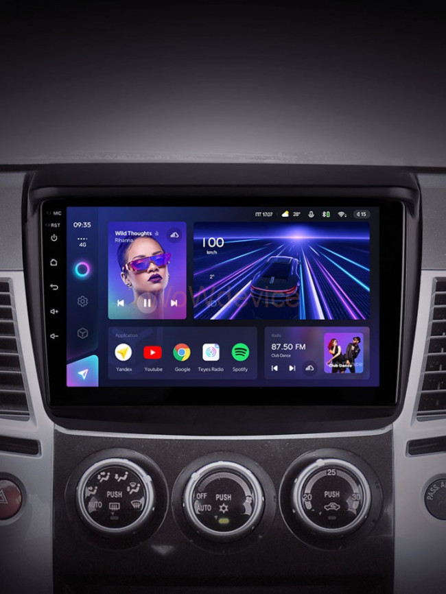 Штатная магнитола Teyes CC3 3/32 Mitsubishi L200 (2008-2016)