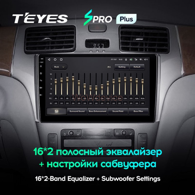 Штатная магнитола Teyes SPRO Plus 6/128 Lexus ES250 ES300 ES330 (2001-2006)