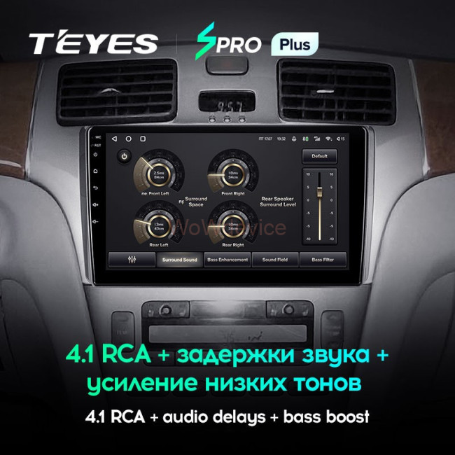 Штатная магнитола Teyes SPRO Plus 6/128 Lexus ES250 ES300 ES330 (2001-2006)