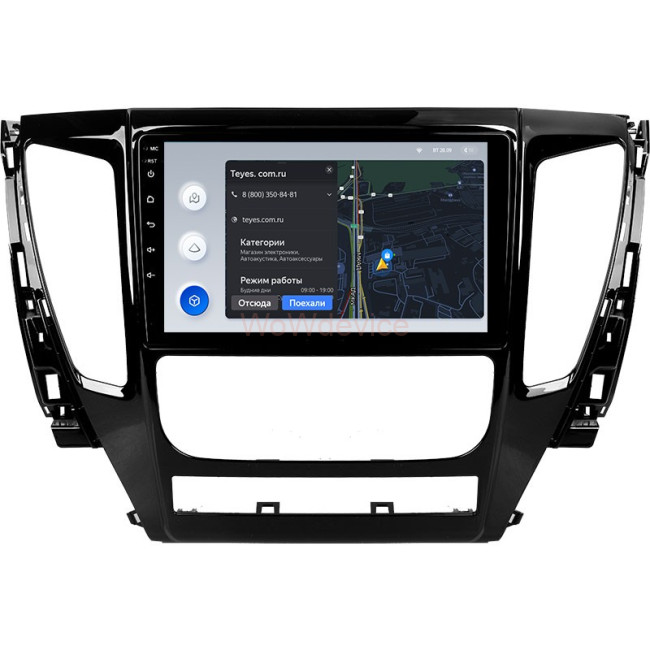 Штатная магнитола Teyes X1 4G 2/32 Mitsubishi Pajero Sport 3 (2016-2018)