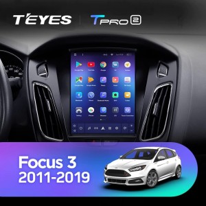 Штатная магнитола Tesla style Teyes TPRO 2 3/32 Ford Focus 3 Mk 3 2011-2019