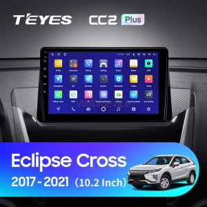 Штатная магнитола Teyes CC2L Plus 1/16 Mitsubishi Eclipse Cross (2017-2021) F2