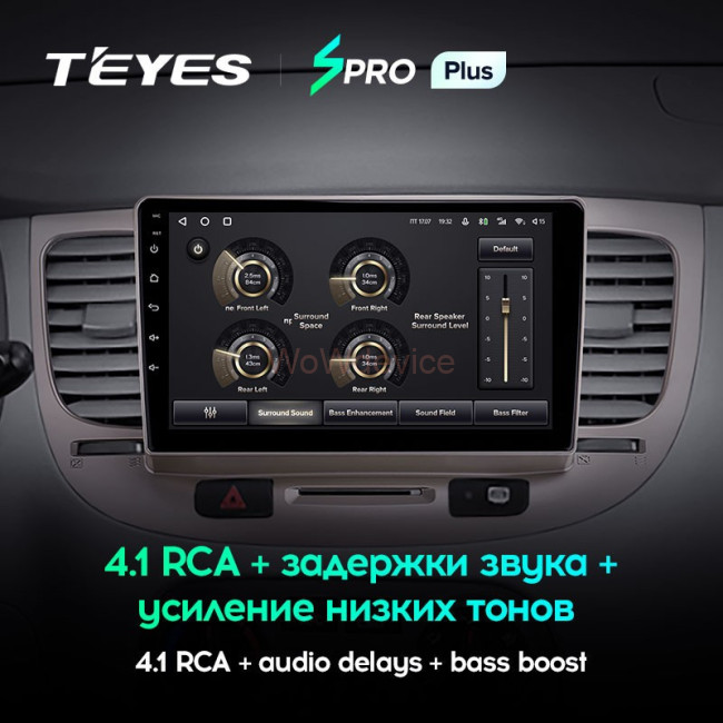 Штатная магнитола Teyes SPRO Plus 4/64 Kia Rio 2 (2005-2011)