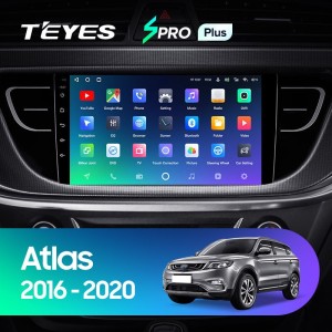 Штатная магнитола Teyes SPRO Plus 6/128 Geely Atlas NL-3 (2016-2020)