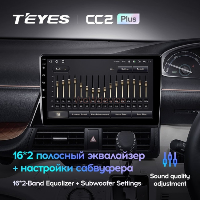 Штатная магнитола Teyes CC2 Plus 4/32 Toyota Sienta 2 XP170 (2015-2022) Правый руль Штатная магнитола Teyes CC2 Plus 4/32 Toyota Sienta 2 XP170 (2015-2022) Правый руль
