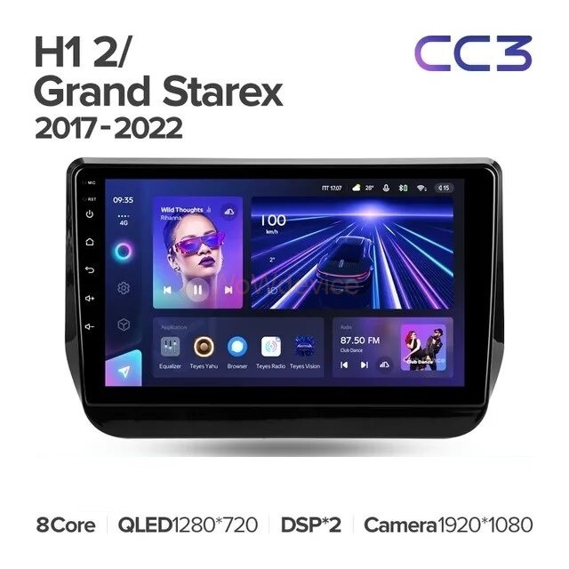 Штатная магнитола Teyes CC3 360 6/128 Hyundai H1 2 Grand Starex TQ (2017-2022)