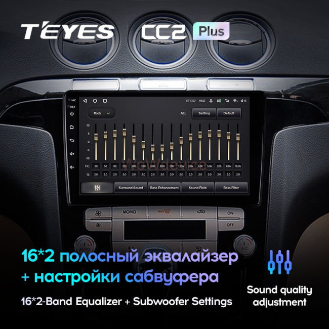 Штатная магнитола Teyes CC2 Plus 3/32 Ford S-MAX 1 (2006-2015) Штатная магнитола Teyes CC2 Plus 3/32 Ford S-MAX 1 (2006-2015)