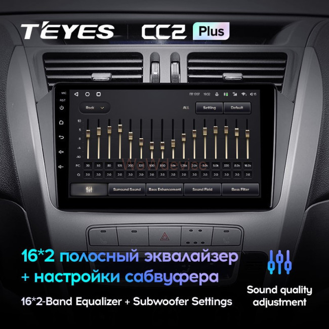 Штатная магнитола Teyes CC2L Plus 2/32 Geely Emgrand X7 1 GX7 EX7 (2011-2019) Штатная магнитола Teyes CC2L Plus 2/32 Geely Emgrand X7 1 GX7 EX7 (2011-2019)