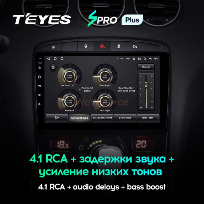 Штатная магнитола Teyes SPRO Plus 4/64 Peugeot 308 (2007-2015) Штатная магнитола Teyes SPRO Plus 4/64 Peugeot 308 (2007-2015)
