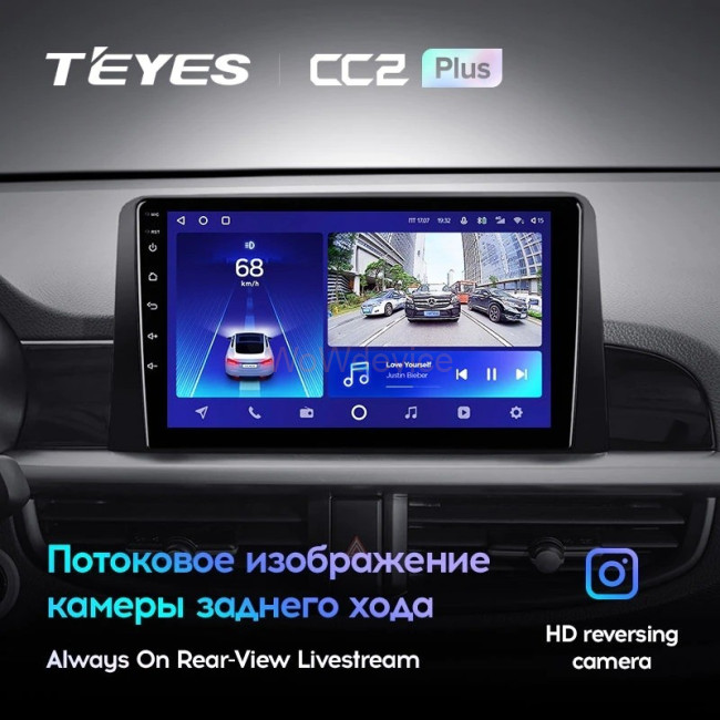 Штатная магнитола Teyes CC2L Plus 1/16 Kia Picanto (2017-2020)