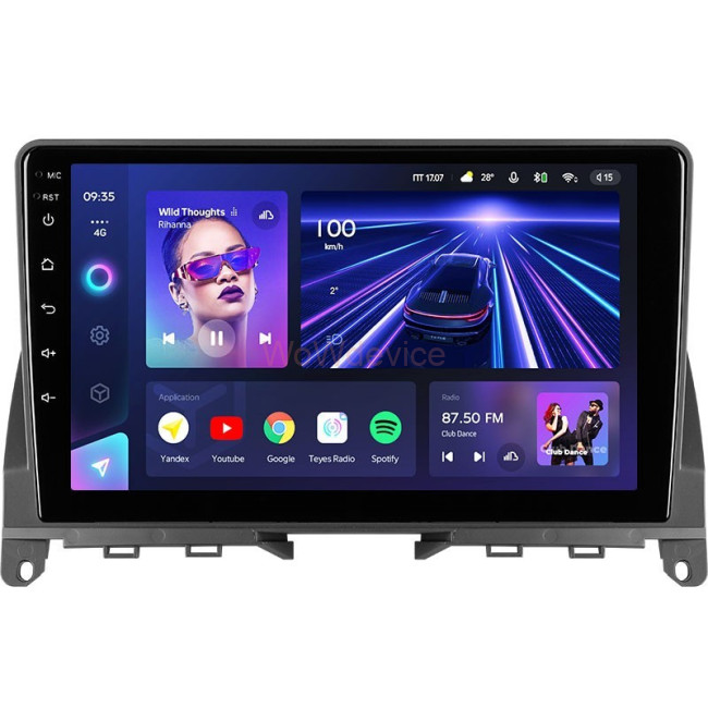 Штатная магнитола Teyes CC3 360 6/128 Mercedes Benz C-Class 3 W204 S204 (2006-2011)