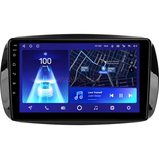 Штатная магнитола Teyes CC2 Plus 6/128 Mercedes Benz Smart Fortwo 3 C453 A453 W453 (2014-2020)