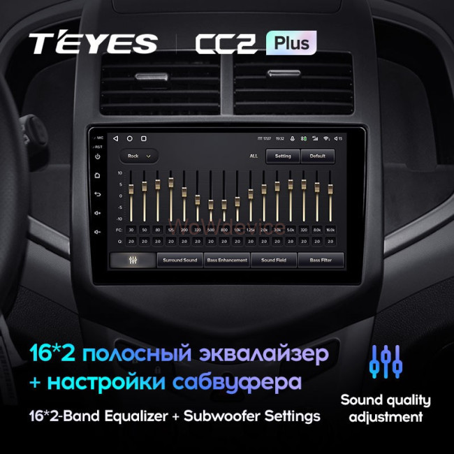 Штатная магнитола Teyes CC2L Plus 1/16 Chevrolet Aveo 2 (2011-2015)