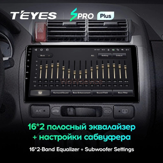 Штатная магнитола Teyes SPRO Plus 4/64 Honda Fit 1 (2001-2009) Штатная магнитола Teyes SPRO Plus 4/64 Honda Fit 1 (2001-2009)