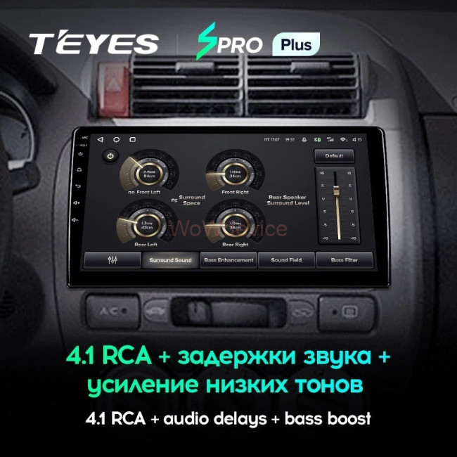 Штатная магнитола Teyes SPRO Plus 4/64 Honda Fit 1 (2001-2009) Штатная магнитола Teyes SPRO Plus 4/64 Honda Fit 1 (2001-2009)