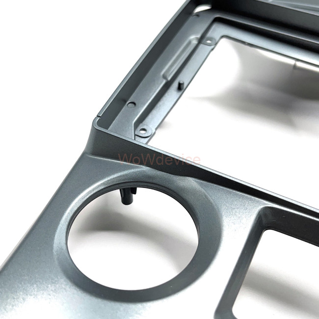 Рамка магнитолы 9.0" (цв.Черный) для KIA Carens 2013+; Rondo 2013+