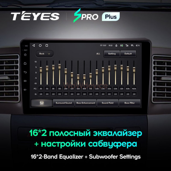 Штатная магнитола Teyes SPRO Plus 3/32 Toyota Corolla E130 E120 (2000-2004) Штатная магнитола Teyes SPRO Plus 3/32 Toyota Corolla E130 E120 (2000-2004)