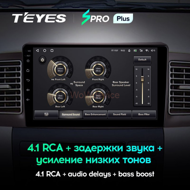Штатная магнитола Teyes SPRO Plus 3/32 Toyota Corolla E130 E120 (2000-2004) Штатная магнитола Teyes SPRO Plus 3/32 Toyota Corolla E130 E120 (2000-2004)