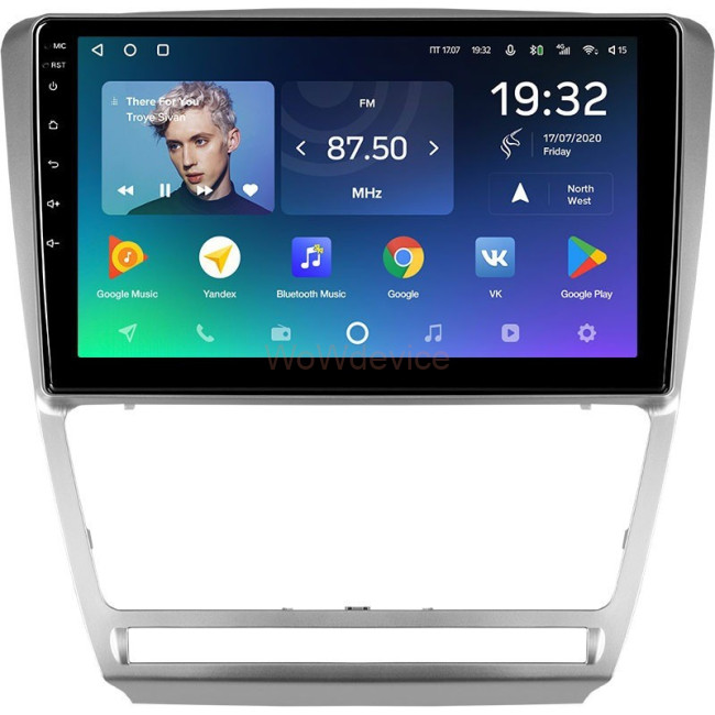 Штатная магнитола Teyes SPRO Plus 6/128 Skoda Octavia 2 A5 (2008-2013) Серая