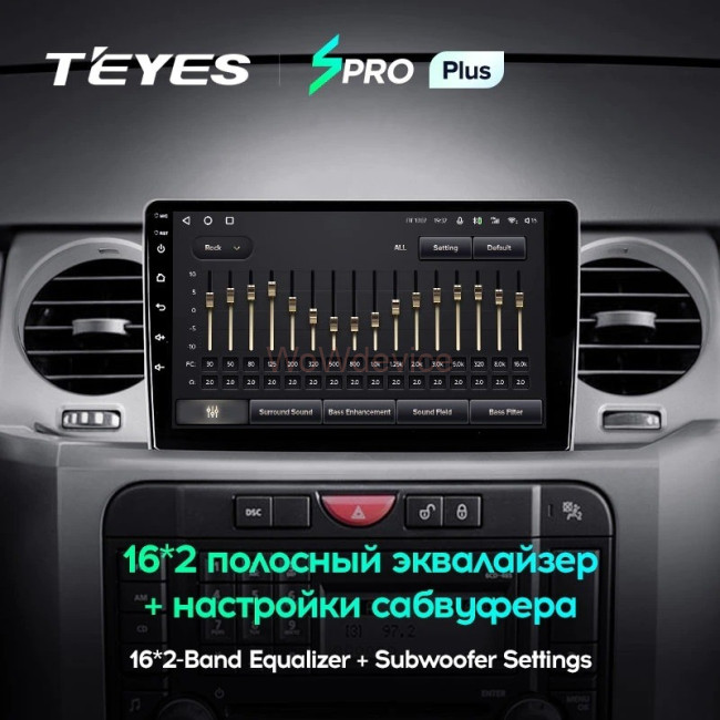 Штатная магнитола Teyes SPRO Plus 4/32 Land Rover Discovery 3 (2004-2009)