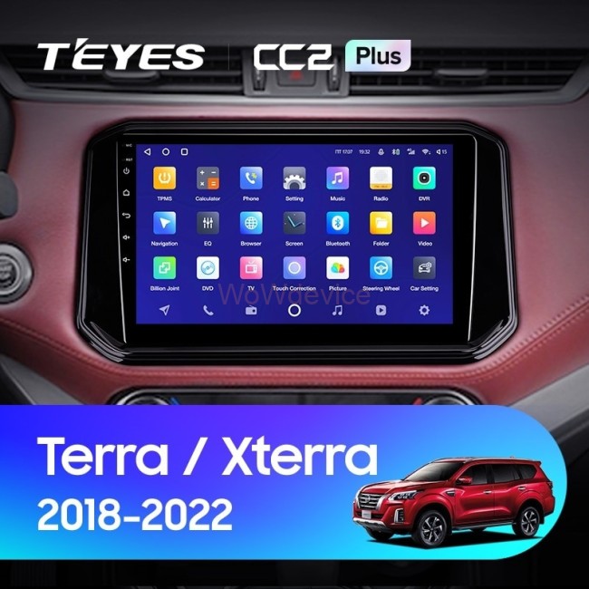 Штатная магнитола Teyes CC2 Plus 4/32 Nissan X-Terra (2018-2022)