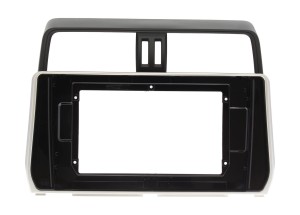 Рамка магнитолы 10.2" (цв.Глянцевый Черный) для TOYOTA Land Cruiser Prado (150) 2017+