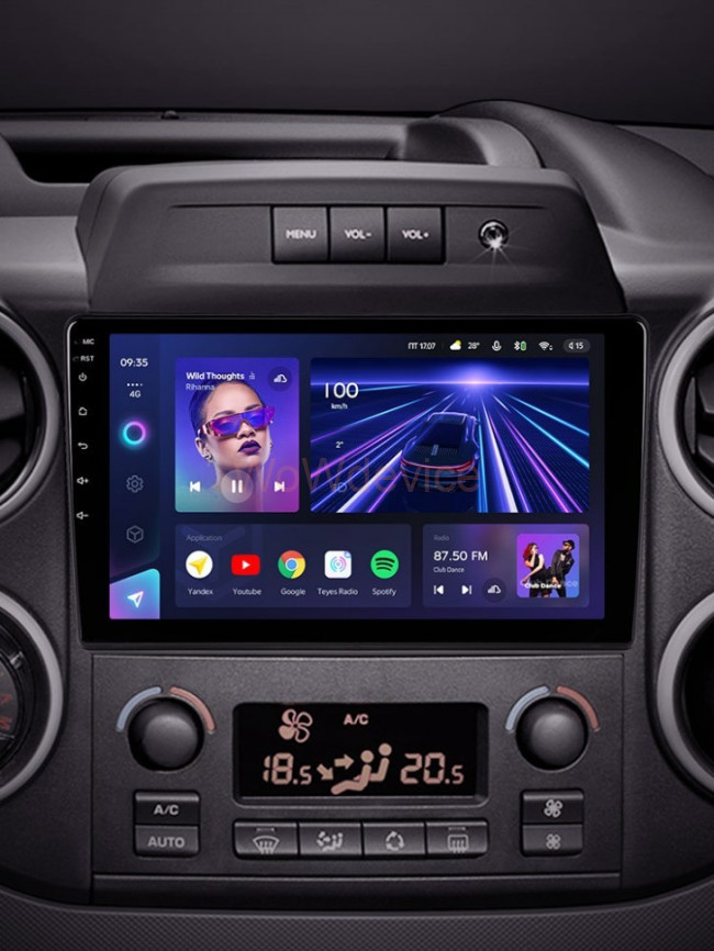 Штатная магнитола Teyes CC3 4/64 Citroen Berlingo 2 B9 (2008-2019)