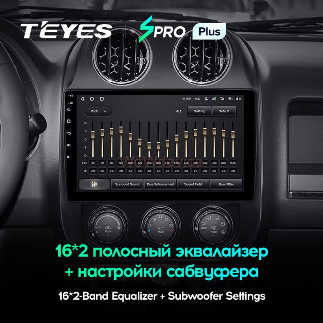 Штатная магнитола Teyes SPRO Plus 3/32 Jeep Compass 1 MK (2009-2015) Штатная магнитола Teyes SPRO Plus 3/32 Jeep Compass 1 MK (2009-2015)