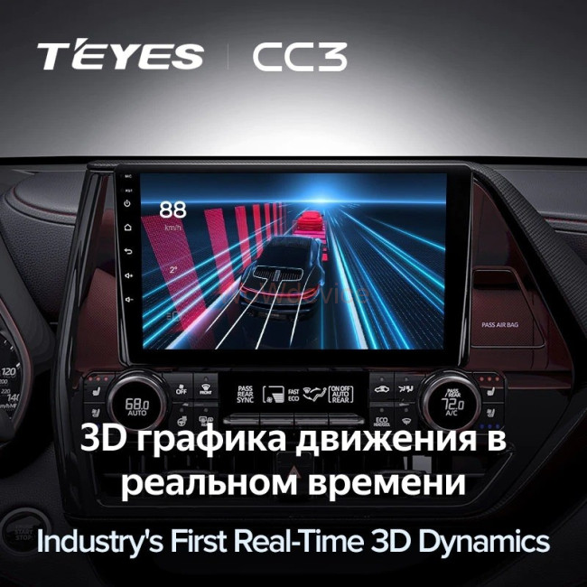 Штатная магнитола Teyes CC3 3/32 Toyota Highlander 4 XU70 (2019-2021) Штатная магнитола Teyes CC3 3/32 Toyota Highlander 4 XU70 (2019-2021)