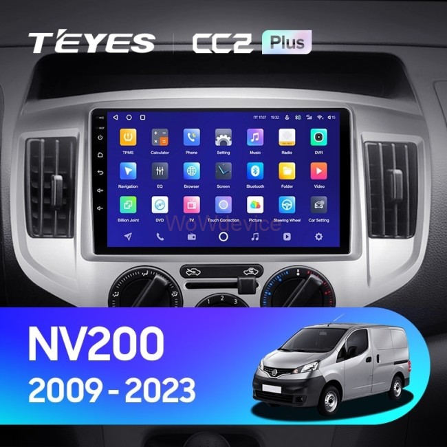 Штатная магнитола Teyes CC2 Plus 4/32 Nissan NV200 M20 (2009-2023)