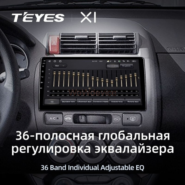 Штатная магнитола Teyes X1 4G 2/32 Honda Fit 1 (2001-2009) Штатная магнитола Teyes X1 4G 2/32 Honda Fit 1 (2001-2009)