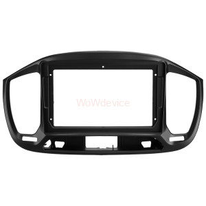 Рамка магнитолы 9.0" (цв.Черный) для FIAT Uno 2014+ Левый руль