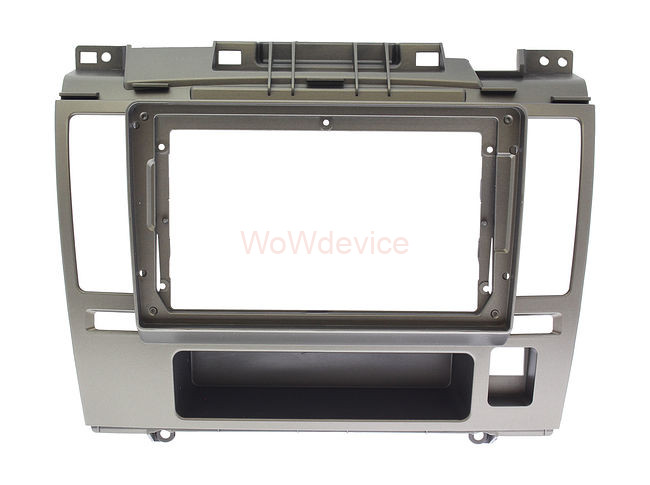 Рамка магнитолы 9.0" (цв.Серый) для NISSAN Tiida 2004-2011 Левый руль Рамка магнитолы 9.0" (цв.Серый) для NISSAN Tiida 2004-2011 Левый руль