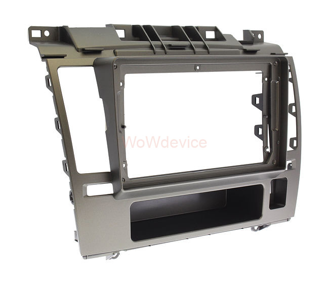 Рамка магнитолы 9.0" (цв.Серый) для NISSAN Tiida 2004-2011 Левый руль Рамка магнитолы 9.0" (цв.Серый) для NISSAN Tiida 2004-2011 Левый руль