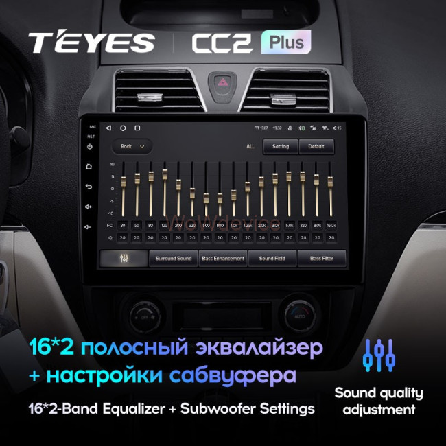 Штатная магнитола Teyes CC2 Plus 3/32 Geely Emgrand EC7 1 (2009-2016)