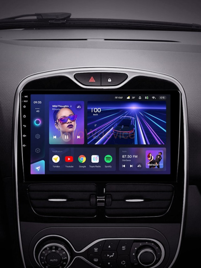 Штатная магнитола Teyes CC3 4/64 Renault Clio 4 BH98 KH98 (2012-2015)