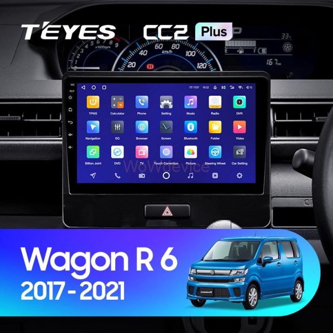 Штатная магнитола Teyes CC2 Plus 4/32 Suzuki Wagon R VI (2017-2021)